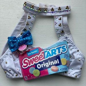 Custom CANDY costumes! Sweet Tart is a child medium covered in crystals- 3 piece